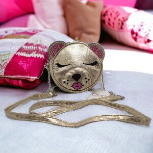 OMG Brand, Bear, Crossbody Bag, Gold
